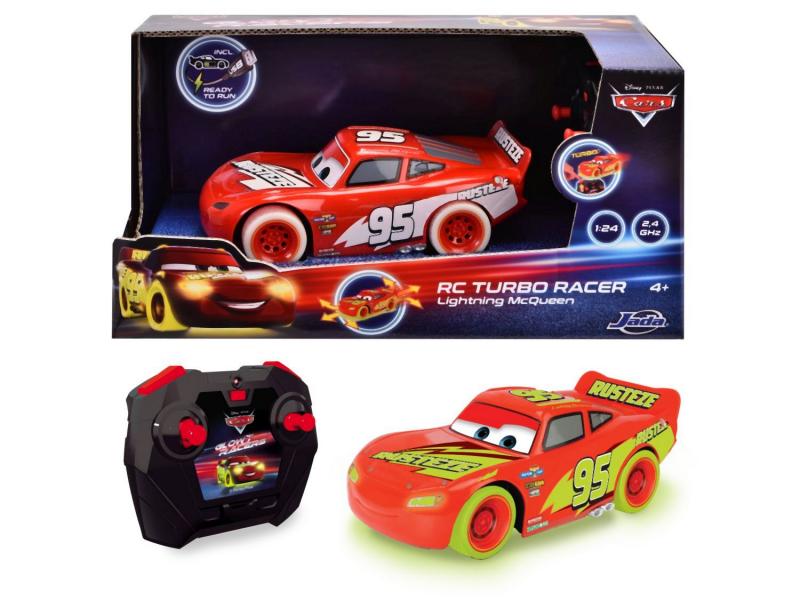 Dickie rc cars 3 store blesk mcqueen crazy crash